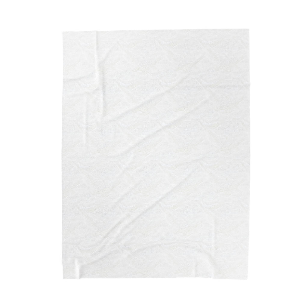Velveteen Plush Blanket — "Inbetween Clothing Department" Angel & Demon Embrace Throw